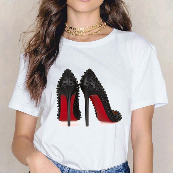 vogue t shirt women clothes 2020 high heel print female t-shirt fashion shoes white pink tshirt femme summer streetwear
vogue t shirt women clothes 2020 high heel print female t-shirt fashion shoes white pink tshirt femme summer streetwear