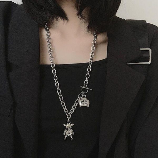 chokers punk rock bear hat pendant necklace hip hop fashion jewelry cool for women girl gifts accessories party nightclub, Golden;silver
chokers punk rock bear hat pendant necklace hip hop fashion jewelry cool for women girl gifts accessories party nightclub, Golden;silver
