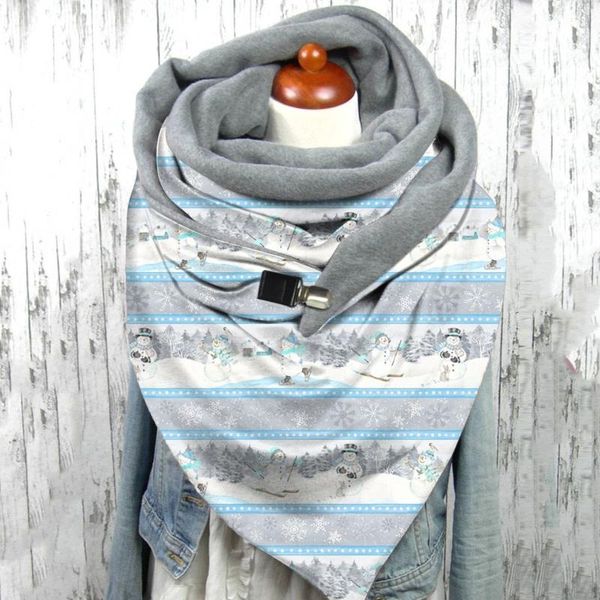 2021 fashion women christmas print button soft wrap casual warm scarves shawls scarves women shawl button scarf, Blue;gray
2021 fashion women christmas print button soft wrap casual warm scarves shawls scarves women shawl button scarf, Blue;gray