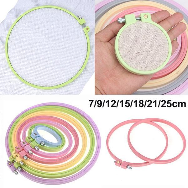 7 size plastic candy color diy sewing embroidery ring hoop tool embroidery cross stitch hoop frame ring round craft1, Black
7 size plastic candy color diy sewing embroidery ring hoop tool embroidery cross stitch hoop frame ring round craft1, Black