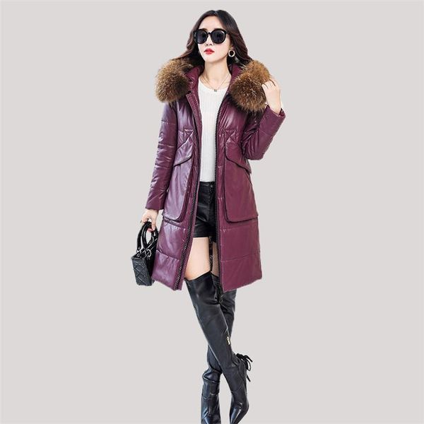 2020winter women faux leather down jacket female new fashion long hooded leather coat women large size fur collar yh665, Black
2020winter women faux leather down jacket female new fashion long hooded leather coat women large size fur collar yh665, Black