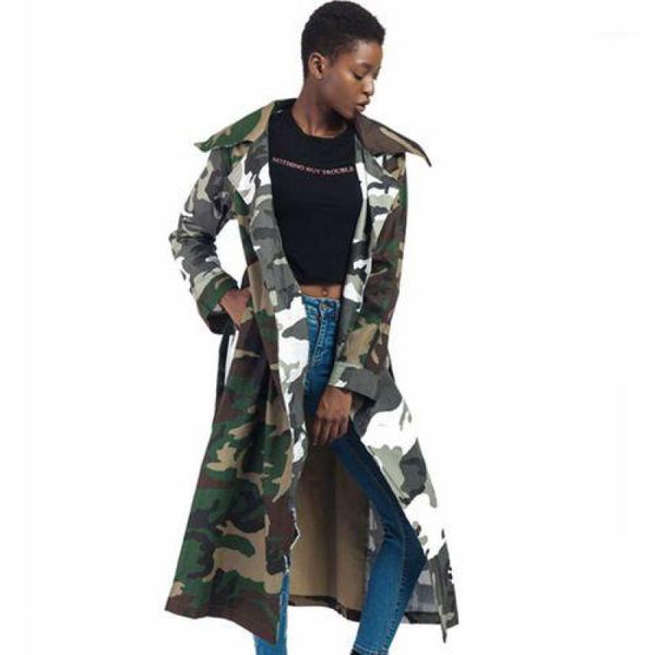women's trench coats woman coat 2021 spring autumn punk rave long women sleeved vintage camouflage windbreaker female overcoat1, Tan;black
women's trench coats woman coat 2021 spring autumn punk rave long women sleeved vintage camouflage windbreaker female overcoat1, Tan;black
