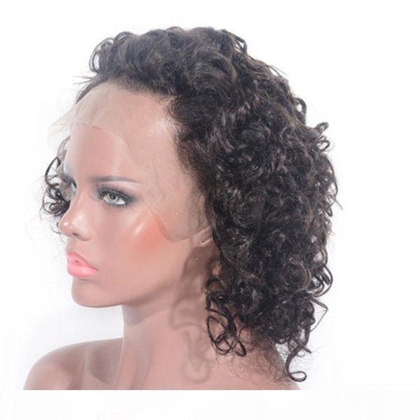 short curly lace front human hair wigs for black women brazilian hair bob wig pre plucked swiss lace, Black;brown
short curly lace front human hair wigs for black women brazilian hair bob wig pre plucked swiss lace, Black;brown