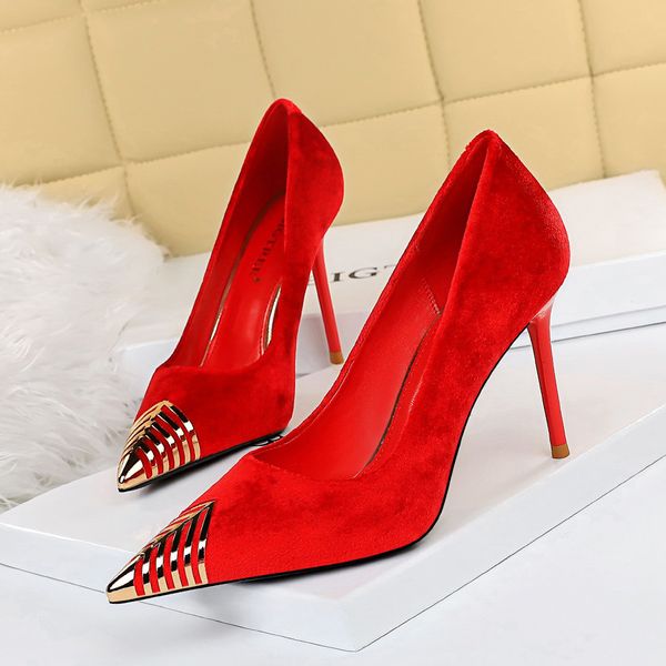 2020 and fashions banquet stiletto suede mouth metal toes single women's feet high heels pkya, Black
2020 and fashions banquet stiletto suede mouth metal toes single women's feet high heels pkya, Black