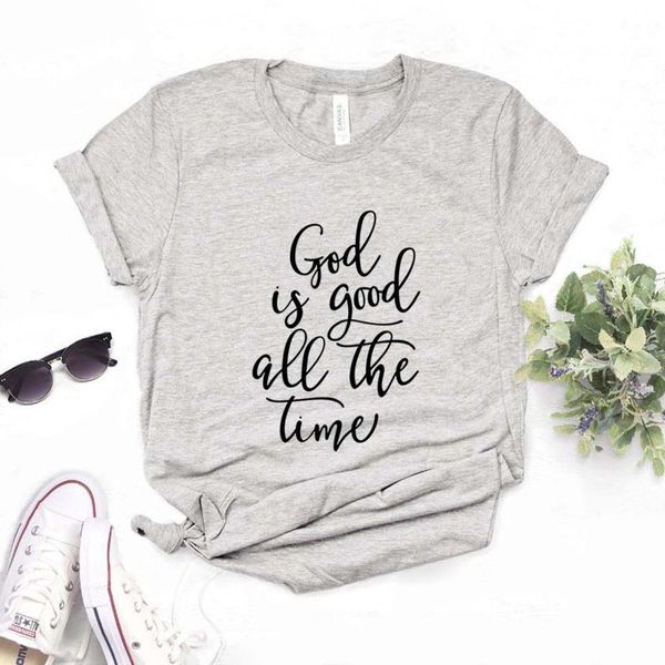 god is good all the time print women tshirt cotton casual funny t shirt gift for lady yong girl tee 6 color drop ship a-18, White
god is good all the time print women tshirt cotton casual funny t shirt gift for lady yong girl tee 6 color drop ship a-18, White
