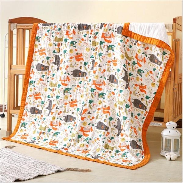 120* baby blankets newborn swaddle wrap six layers muslin cotton swaddle newborn swaddling baby bedding receiving blanket lj201014
120* baby blankets newborn swaddle wrap six layers muslin cotton swaddle newborn swaddling baby bedding receiving blanket lj201014