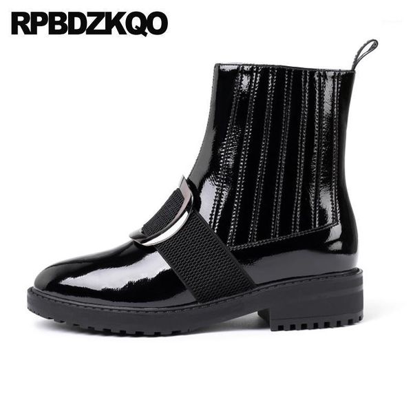 boots european genuine leather 10 big size women ankle medium heel black luxury patent round toe chunky metal shoes 2021 plus1
boots european genuine leather 10 big size women ankle medium heel black luxury patent round toe chunky metal shoes 2021 plus1