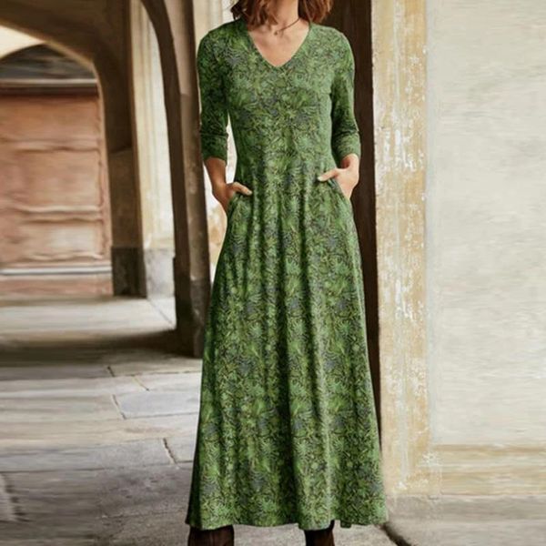 casual dresses elegant floral print split women maxi 2021 autumn v neck long sleeve party dress ladies plus size slim, Black;gray
casual dresses elegant floral print split women maxi 2021 autumn v neck long sleeve party dress ladies plus size slim, Black;gray