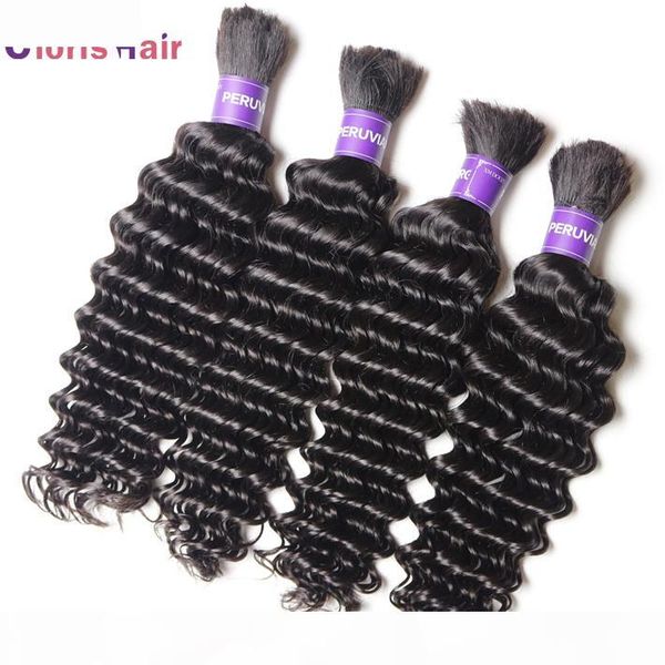 deep wave braiding human hair bulk for micro braid no weft unprocessed deep curly peruvian hair weave bundles in bulk 3pcs deals, Black
deep wave braiding human hair bulk for micro braid no weft unprocessed deep curly peruvian hair weave bundles in bulk 3pcs deals, Black