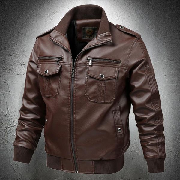 men's fur & faux men autumn leather jacket retro fashion zipper coat street wear turn-down collar england style trend motor plus size 6, Black
men's fur & faux men autumn leather jacket retro fashion zipper coat street wear turn-down collar england style trend motor plus size 6, Black