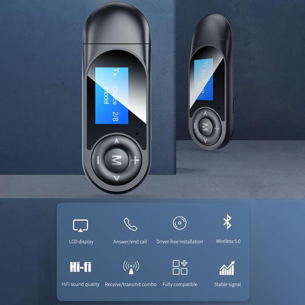 bluetooth car kit dc5v t13 5.0 audio receiver usb adapter 3.5mm aux music stereo wireless transmitter led screen display accessories
bluetooth car kit dc5v t13 5.0 audio receiver usb adapter 3.5mm aux music stereo wireless transmitter led screen display accessories