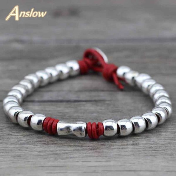 charm bracelets anslow brand vinatge silver plated handmade wrap rope women men child kids girls boys genuine leather bracelet gift low0378l, Golden;silver
charm bracelets anslow brand vinatge silver plated handmade wrap rope women men child kids girls boys genuine leather bracelet gift low0378l, Golden;silver