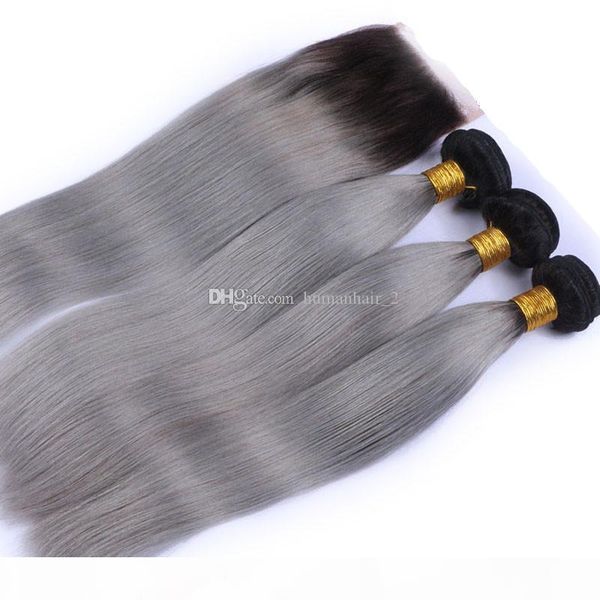 grey ombre hair with lace clsoure silk straight gray lace closure with bundles two tone colored sliver grey hair with closure, Black;brown
grey ombre hair with lace clsoure silk straight gray lace closure with bundles two tone colored sliver grey hair with closure, Black;brown