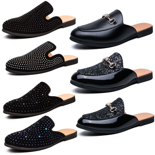 luxury brand designer mens slippers rhinestones princetown loafers genuine leather flats mules fashion casual shoes slipper black slip-on sh
luxury brand designer mens slippers rhinestones princetown loafers genuine leather flats mules fashion casual shoes slipper black slip-on sh