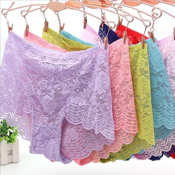 women high waist lace panties underpants knickers lace panty seamless briefs plus size brief female underwear, Black;pink
women high waist lace panties underpants knickers lace panty seamless briefs plus size brief female underwear, Black;pink