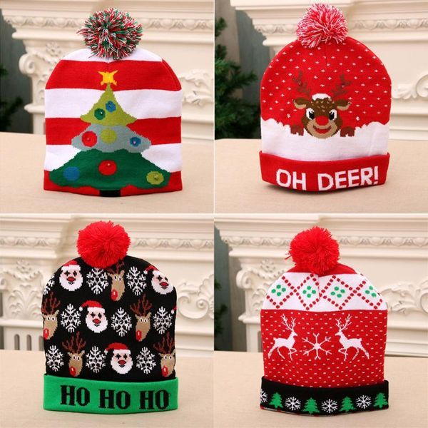 1pcs children colorful christmas hat illuminate warm knitting christmas hat festival party hairball holiday gift cute1
1pcs children colorful christmas hat illuminate warm knitting christmas hat festival party hairball holiday gift cute1
