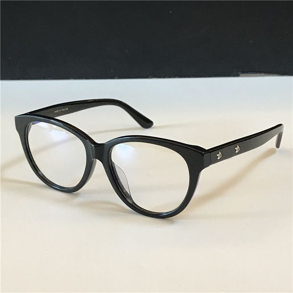 new fashion designer optical prescription glasses 0211 cat eye frame temple with small diamond frame pop style transparent lens, Black
new fashion designer optical prescription glasses 0211 cat eye frame temple with small diamond frame pop style transparent lens, Black