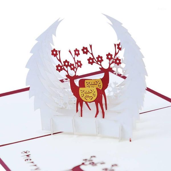 cute three-dimensional deer shape christmas card folding birthday party christmas wedding decoration cards1
cute three-dimensional deer shape christmas card folding birthday party christmas wedding decoration cards1