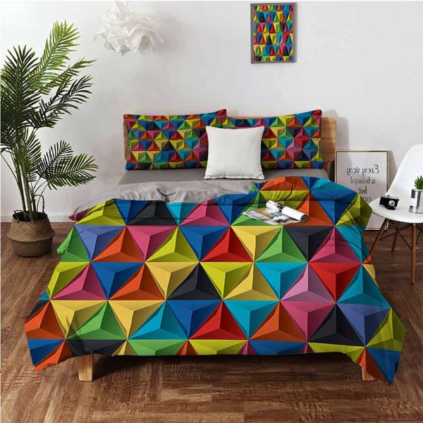 colorful triangle geometric pyramid forms modern patterns new age art urban homebedding 3-piece set
colorful triangle geometric pyramid forms modern patterns new age art urban homebedding 3-piece set