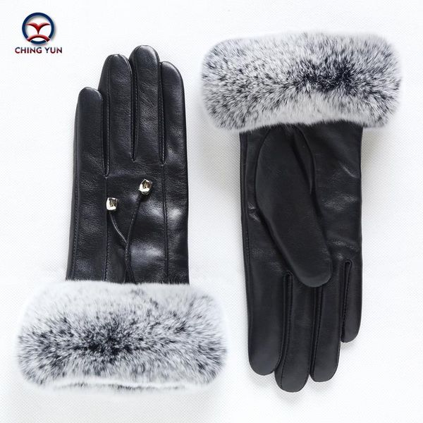 2021 new winter women genuine leather gloves warm fur wrist soft sheepskin high-grade ladies fashion leather mittens, Blue;gray
2021 new winter women genuine leather gloves warm fur wrist soft sheepskin high-grade ladies fashion leather mittens, Blue;gray