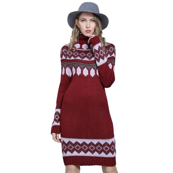women's sweaters fashion sweater spring/autumn/fall high neck slim thick geometric long knitted dress base, White;black
women's sweaters fashion sweater spring/autumn/fall high neck slim thick geometric long knitted dress base, White;black