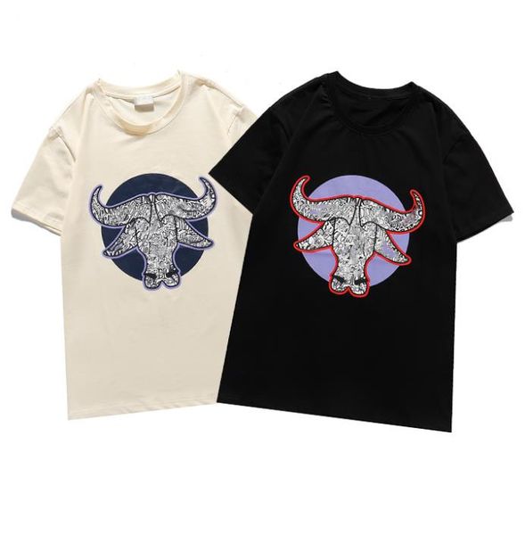 2021 spring and summer new product short sleeve year of the ox special custom men's celebrity design tauren print t-shirt black apricot, White;black
2021 spring and summer new product short sleeve year of the ox special custom men's celebrity design tauren print t-shirt black apricot, White;black