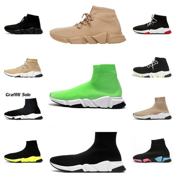 2020 sock sport shoes womens mens flat casual shoes tripler vintage graffiti sneakers socks boots platform trainers s011, Black
2020 sock sport shoes womens mens flat casual shoes tripler vintage graffiti sneakers socks boots platform trainers s011, Black