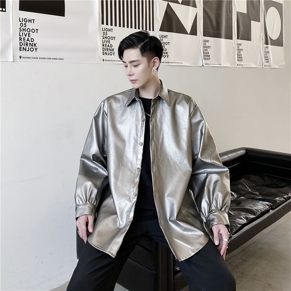 2020 men down sleeve long vintage fashion streetwear leather shirt outerwear coat z44d, White;black
2020 men down sleeve long vintage fashion streetwear leather shirt outerwear coat z44d, White;black