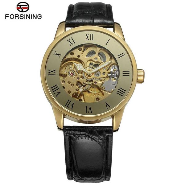 forsining new fashion mens watches skeleton gold color automatic mechanical watches leather band men clock, Slivery;brown
forsining new fashion mens watches skeleton gold color automatic mechanical watches leather band men clock, Slivery;brown