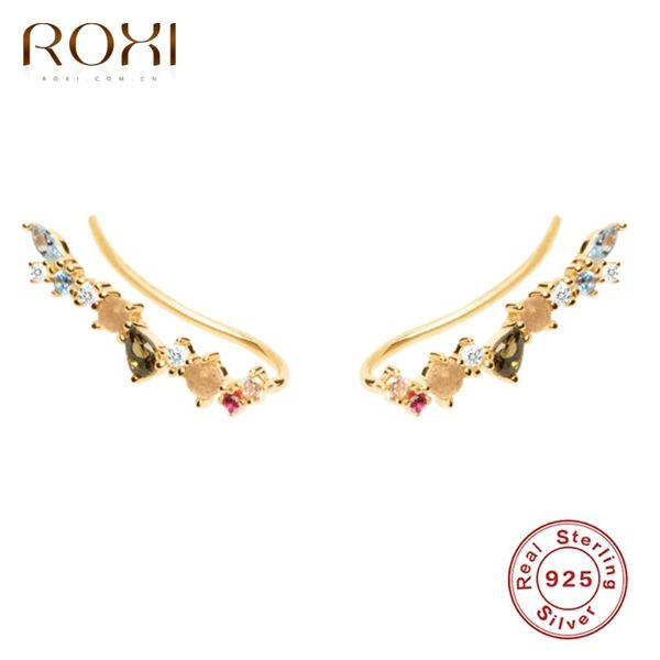 stud roxi luxury colorful stones flowers earrings for women girl earings jewelry unusual 925 sterling silver pendientes, Golden;silver
stud roxi luxury colorful stones flowers earrings for women girl earings jewelry unusual 925 sterling silver pendientes, Golden;silver
