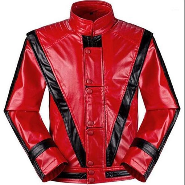 men's jackets wholesale- rare mj michael jackson thriller children kids jacket costumes red patchwork xxs-4xl faux leather outwe, Black;brown
men's jackets wholesale- rare mj michael jackson thriller children kids jacket costumes red patchwork xxs-4xl faux leather outwe, Black;brown