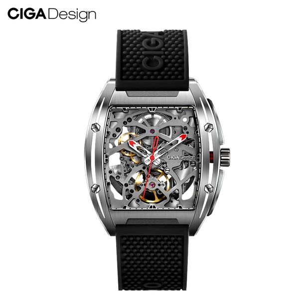 ciga design ciga mechanical watch z series watch barrel type double-sided hollow automatic mechanical men's waterproof watch q1129, Slivery;brown
ciga design ciga mechanical watch z series watch barrel type double-sided hollow automatic mechanical men's waterproof watch q1129, Slivery;brown