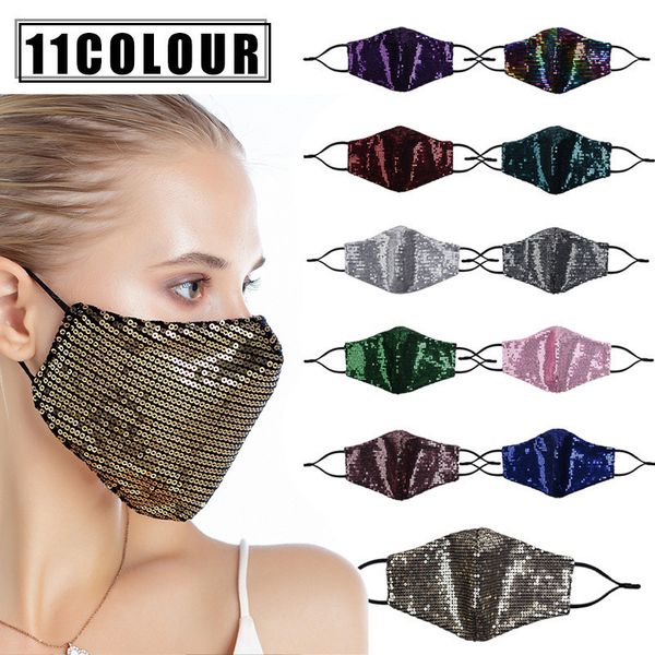fashion bling sequins face mask for women dustproof sun personality masks reusable washable mask for party l nightclub prom gift 
fashion bling sequins face mask for women dustproof sun personality masks reusable washable mask for party l nightclub prom gift