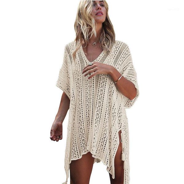 women's swimwear women loose beach cover up cardigan coat kaftan bikini dress tunics for saida de praia feminino1, White;black
women's swimwear women loose beach cover up cardigan coat kaftan bikini dress tunics for saida de praia feminino1, White;black