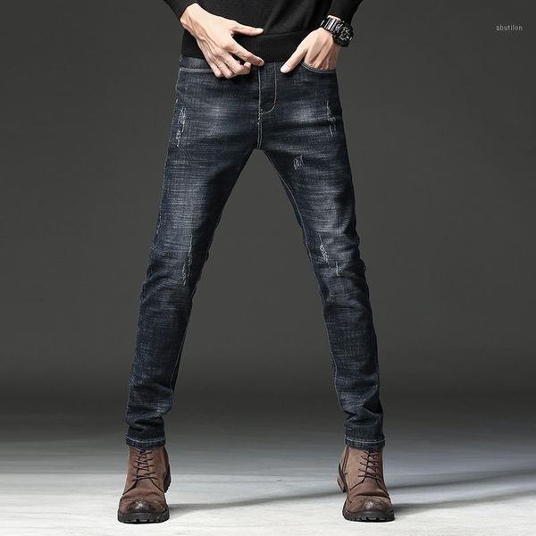 men's jeans 2021 men s casual pants youth fashion pants1, Blue