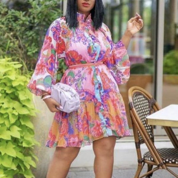casual dresses women printed long lantern sleeves dress high waist floral female date out african elegant spring fashion vestidos robes xl, Black;gray
casual dresses women printed long lantern sleeves dress high waist floral female date out african elegant spring fashion vestidos robes xl, Black;gray