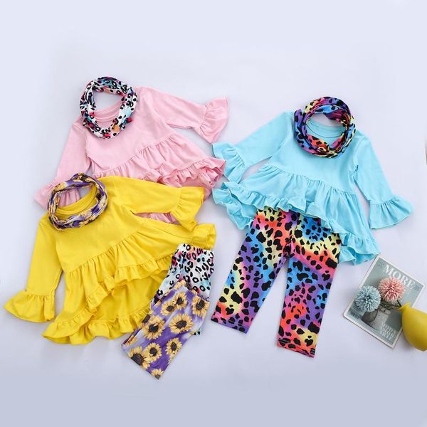 clothing sets toddler baby girl halloween christmas 3pcs outfit, long sleeve solid color ruffle dress shirt + leopard pant+ scarf, White
clothing sets toddler baby girl halloween christmas 3pcs outfit, long sleeve solid color ruffle dress shirt + leopard pant+ scarf, White
