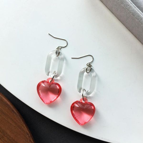 pink crystal long earrings of transparent contracted sweet goddess temperament high-end fashion women trendy push-back metal, Golden;silver
pink crystal long earrings of transparent contracted sweet goddess temperament high-end fashion women trendy push-back metal, Golden;silver