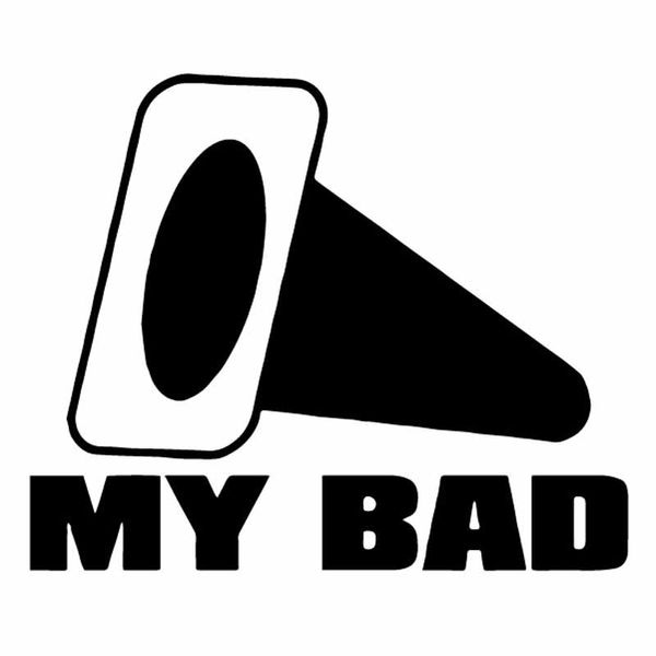 12.7x10.6cm my bad jdm vinyl decal car sticker window truck decor black/silver c26-0146
12.7x10.6cm my bad jdm vinyl decal car sticker window truck decor black/silver c26-0146