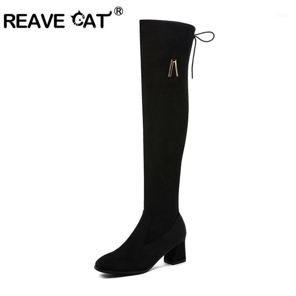 boots reave catover-the-knee round toe 5cm square heel flock zipper metal decoration big size 33-46 black date casual s19971
boots reave catover-the-knee round toe 5cm square heel flock zipper metal decoration big size 33-46 black date casual s19971