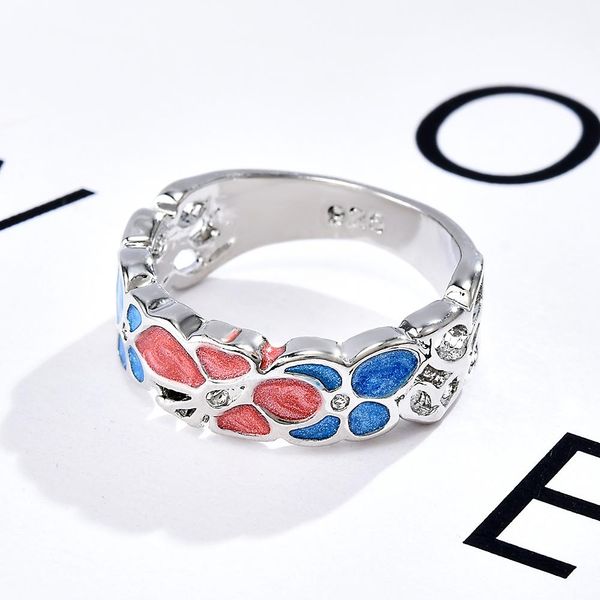 red blue silver color strange shape rings for women elegant flower butterfly wedding rings anniversary gift new fashion jewerly wmtord
red blue silver color strange shape rings for women elegant flower butterfly wedding rings anniversary gift new fashion jewerly wmtord