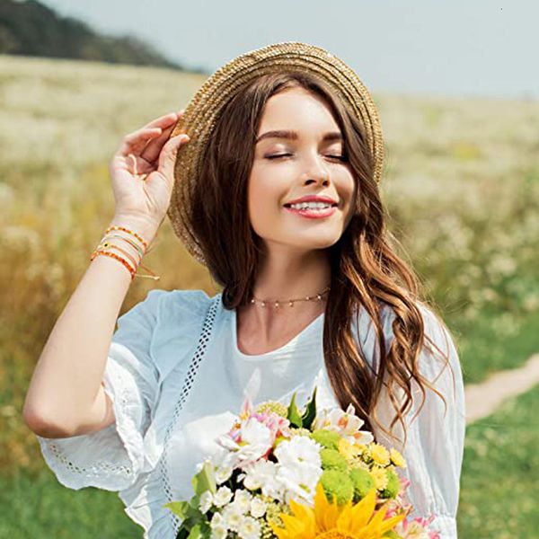 rope handmade sunflower beaded boho braided bangle friendship bracelets for women girls 5 styles
rope handmade sunflower beaded boho braided bangle friendship bracelets for women girls 5 styles