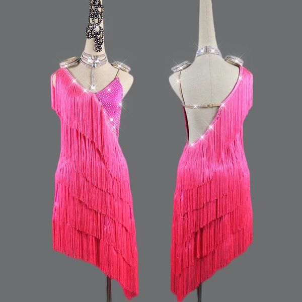 stage wear latin dance dress for women rhodo fringe flamengo rumba party salsa costume vdb120, Black;red
stage wear latin dance dress for women rhodo fringe flamengo rumba party salsa costume vdb120, Black;red