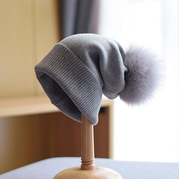 women hat winter knit wool fur pompom beanie warm slouchy autumn outdoor ski accessory girl teenagers, Blue;gray
women hat winter knit wool fur pompom beanie warm slouchy autumn outdoor ski accessory girl teenagers, Blue;gray