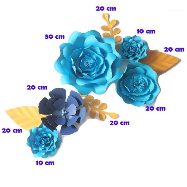 diy blue giant paper flowers backdrop artificial handmade flower 5pcs+leaves 4pcs wedding & party deco home decoration video1
diy blue giant paper flowers backdrop artificial handmade flower 5pcs+leaves 4pcs wedding & party deco home decoration video1
