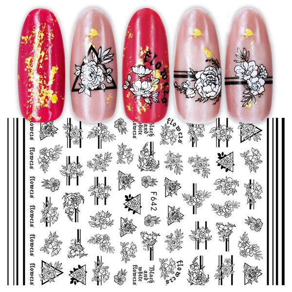 1pcs black flower nail art sticker decal hollow watercolor floral designs water transfer adhesive slider decoration
1pcs black flower nail art sticker decal hollow watercolor floral designs water transfer adhesive slider decoration