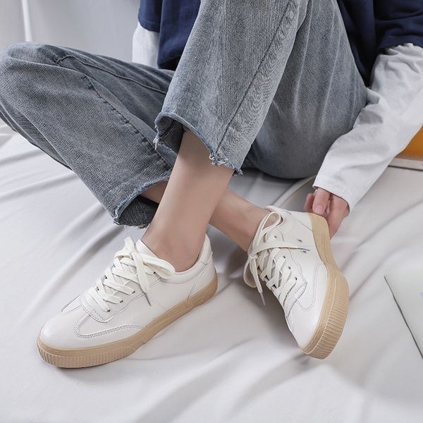 2021 the new women's leather new trend white fashions vulcan shoes 8oqf, Black
2021 the new women's leather new trend white fashions vulcan shoes 8oqf, Black