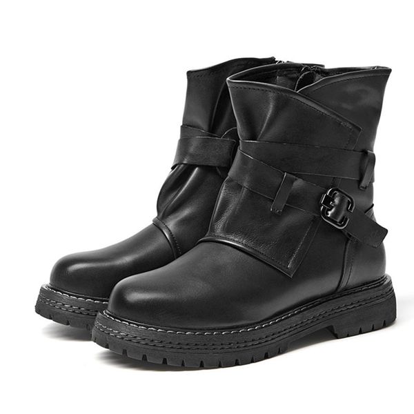 martin leather women's british style autumn new winter mid-tube handcrafted boots retro-leather bpsz, Black
martin leather women's british style autumn new winter mid-tube handcrafted boots retro-leather bpsz, Black