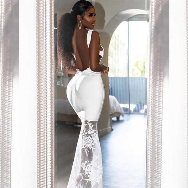 high fashion 2020 new women white bandage dress backless maxi bandage dress long bodycon lace evening party, Black;gray
high fashion 2020 new women white bandage dress backless maxi bandage dress long bodycon lace evening party, Black;gray
