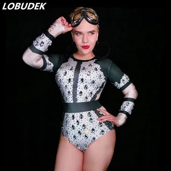 бар ночной клуб женские танцевальные костюмы bearly big rhinestones eureazy bodysuit dj singer sexy performance stage носить кристаллический, Black;white
бар ночной клуб женские танцевальные костюмы bearly big rhinestones eureazy bodysuit dj singer sexy performance stage носить кристаллический, Black;white